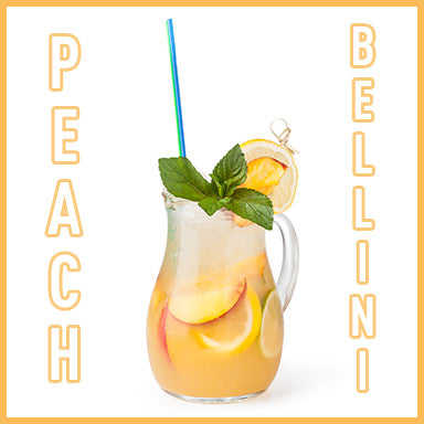 Peach Bellini Prosecco Cocktail
