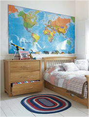 custom framing nyc - world map frames