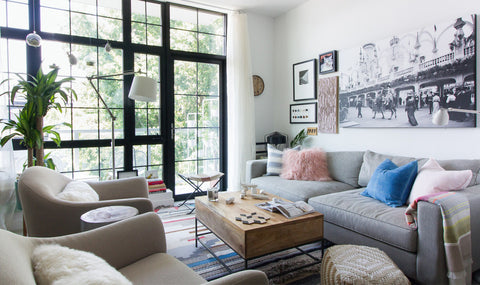 Brooklyn Living Room - custom framing brooklyn