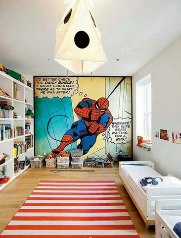 Spider Man Comic Wall - custom framing nyc