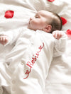 Personalised Name Heart Sleepsuit