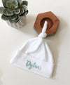 Personalised Embroidered Baby Knotted Hat