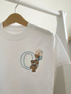Personalised Small Teddy With Balloons T-Shirt