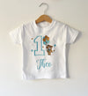 Personalised Teddy With Balloons T-Shirt