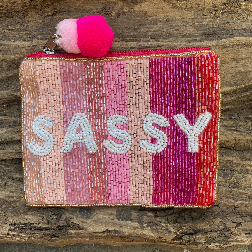 Beaded Sassy Pouch
