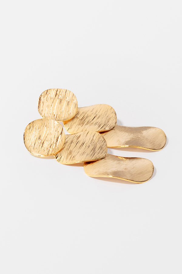 Trunk Bay Gold Minimalism Geometric Earrings
