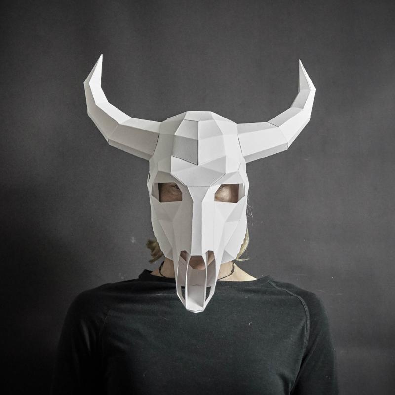 Bull Skull Mask – Wintercroft