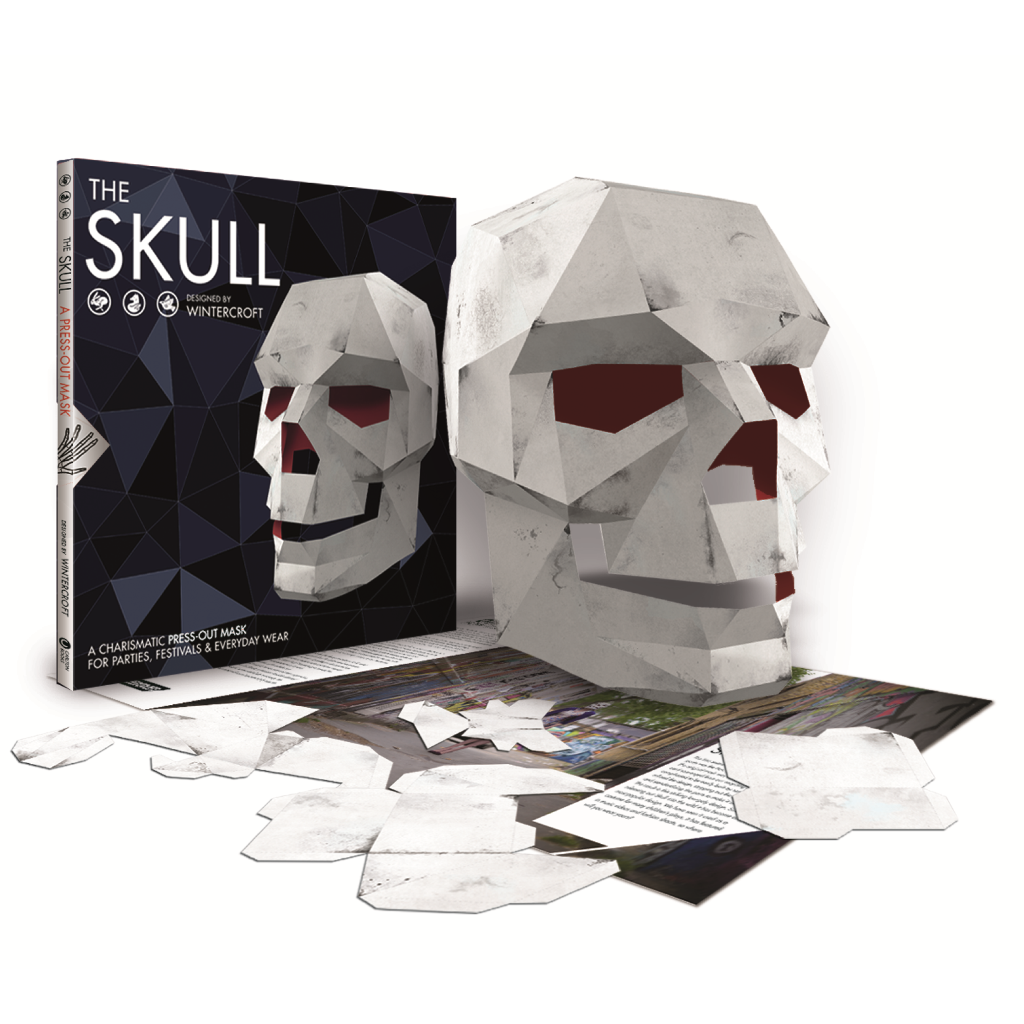 hyppigt opdagelse praktiserende læge Wintercroft Skull Mask Book + Free Digital Mask