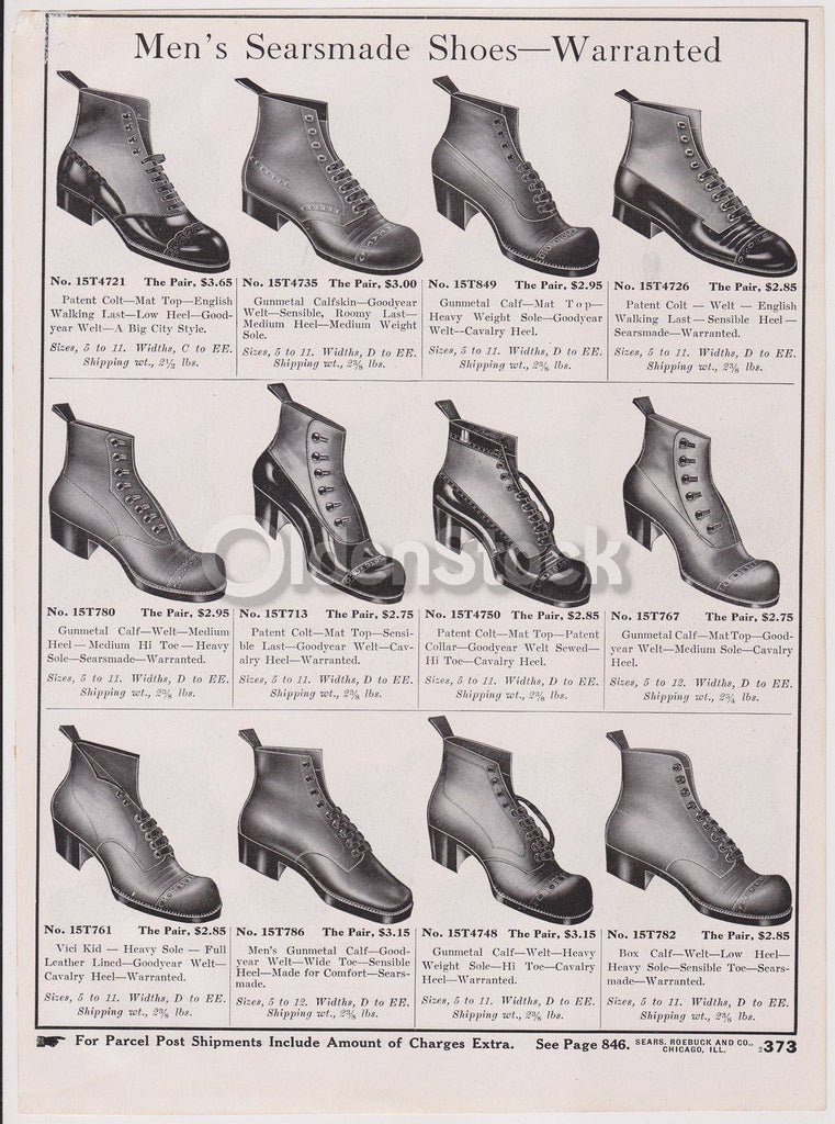 antique mens shoes