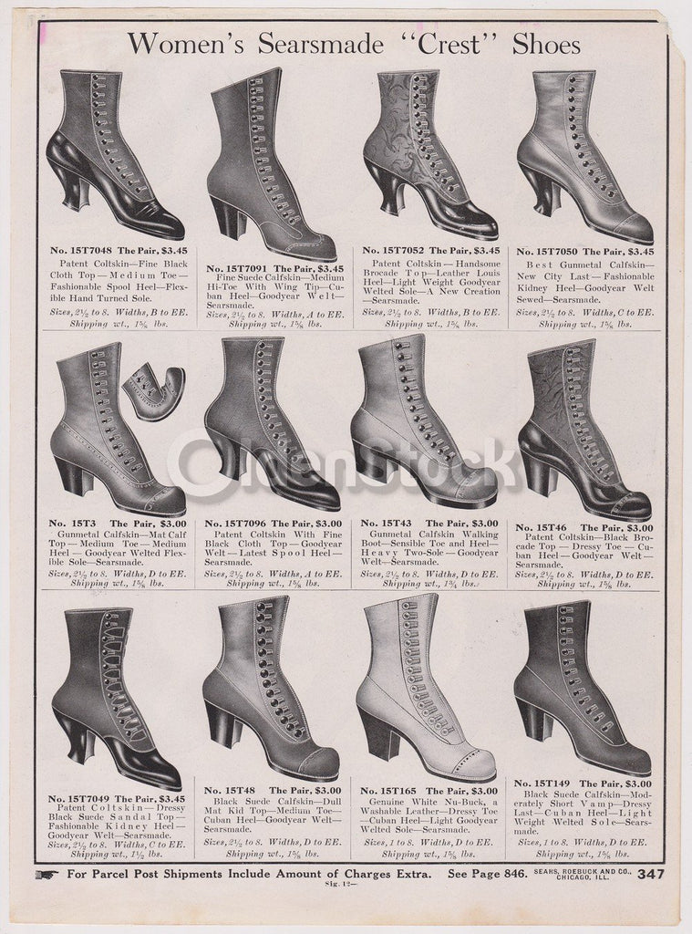 victorian high heel boots