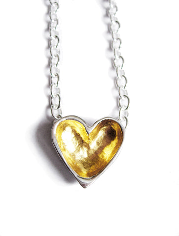 silver heart ring