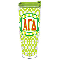 Alpha Gamma Delta agd greek sorority gift accessories tumbler cup thermos 