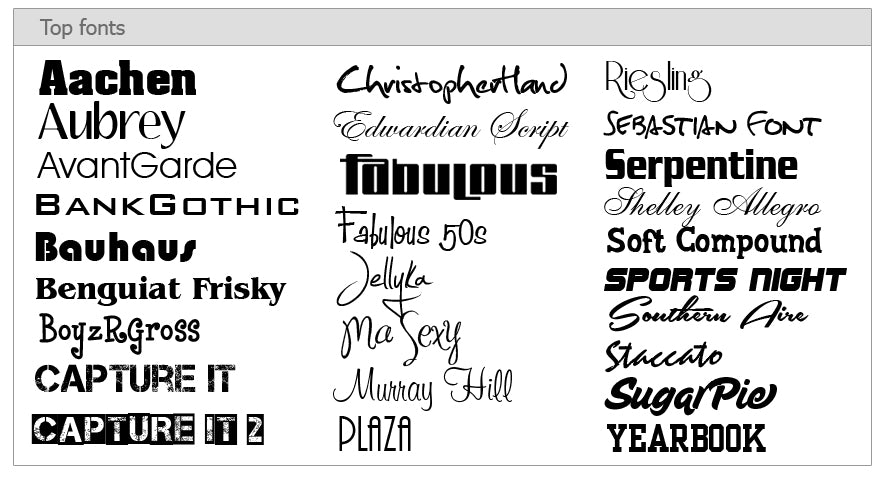 Something Greek top collection of fonts for Greek clothing and merchandise