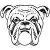 Custom Greek merchandise Greek bulldog design engraved wood