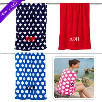 Sorority Beach Towel