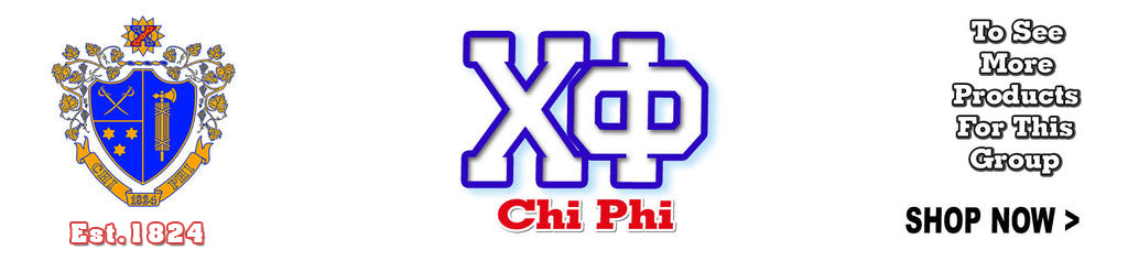 Chi Phi Fraternity Custom Greek merchandise