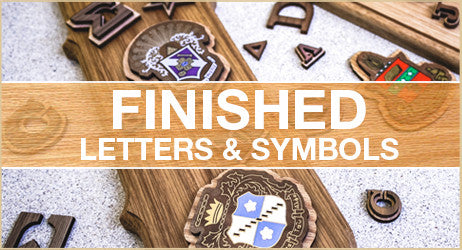 Finished Letters and Symbols