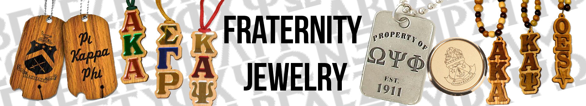 Custom Greek Fraternity Jewelry and Necklaces