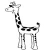 Giraffe design Greek mascot custom Greek merchandise