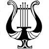 Lyre Instrument Design engraved wood Custom Greek merchandise 