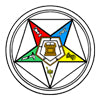 Order of the Eastern Star Greek Fraternity Crest