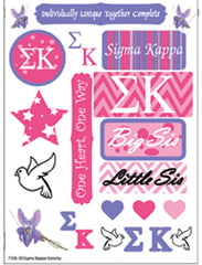 Sigma Kappa Sorority Greek stickers and gear