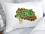 alpha epsilon phi aephi greek sorority mascot cheetah pillowcase blanket package sale cheap