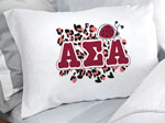alpha sigma alpha asa greek sorority mascot cheetah pillowcase blanket package sale cheap