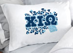 chi iota omega greek sorority mascot cheetah pillowcase blanket package sale cheap