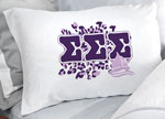 sigma sigma sigma trisig greek sorority mascot cheetah pillowcase blanket package sale cheap
