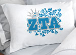 zeta tau alpha zta greek sorority mascot cheetah pillowcase blanket package sale cheap