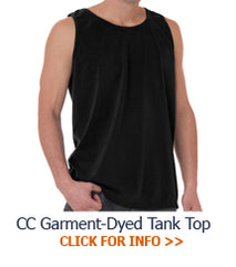 Custom Greek gear garment dyed tank top