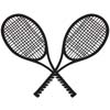 Tennis Design engraved wood Custom Greek merchandise 