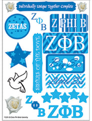 Zeta Phi Beta Sorority Greek stickers and gear