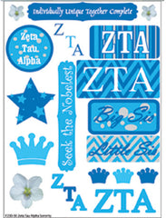 Zeta Tau Alpha Sorority Greek stickers and gear