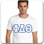 phi delta theta fraternity greek gear letter shirts custom printed clothes design