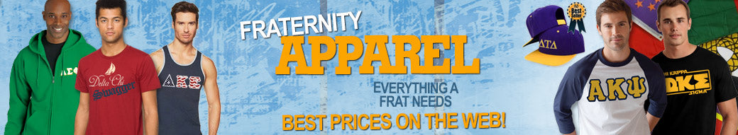 Fraternity clothing and Custom Greek merchandise