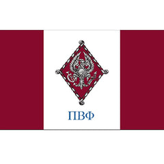 pi beta phi sorority greek flag banner mascot 