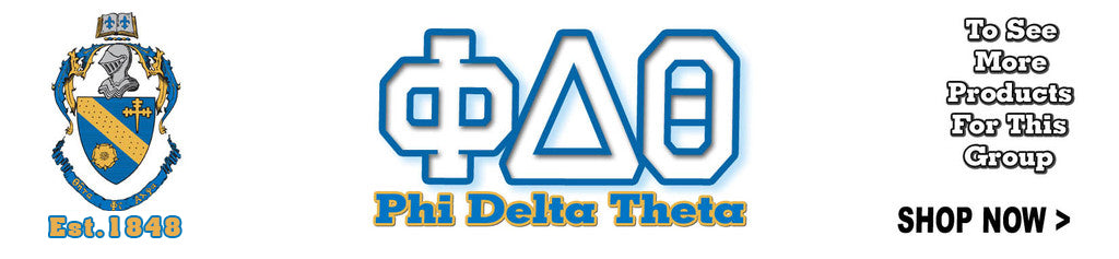 phi delta theta fraternity greek gear letter shirts custom printed embroidery clothes design mascot