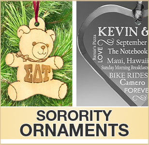 Fraternity and Sorority Ornaments