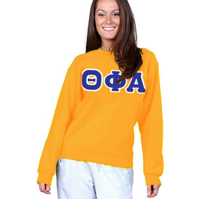 Theta Phi Alpha Sorority 8oz Crewneck Sweatshirt - Gildan 18000 - TWILL