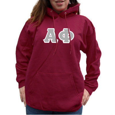 Alpha Phi Hanes 10oz. Hoody - Hanes F170 - TWILL
