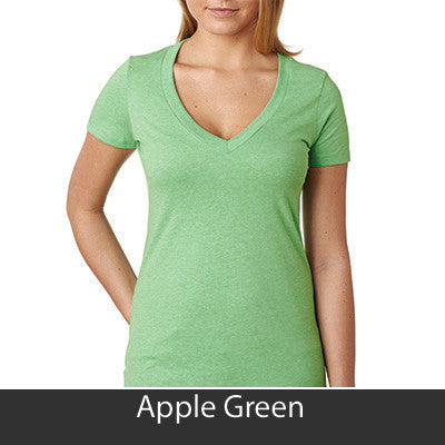 Alpha Omicron Pi Deep V Sorority Printed Tee - Next Level 6640 - CAD