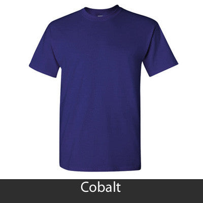 Greek State and Date Printed T-Shirt - Gildan 5000 - CAD