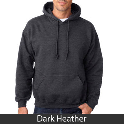 Alpha Sigma Tau Hooded Sweatshirt - Gildan 18500 - TWILL
