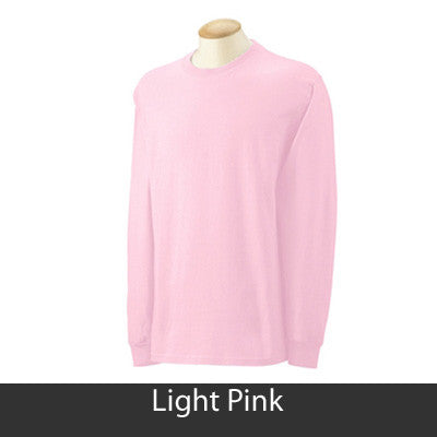 I Love Alpha Xi Delta Printed Longsleeve - Gildan 2400 - CAD