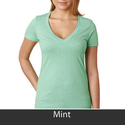 Phi Sigma Sigma Deep V Sorority Printed Tee - Next Level 6640 - CAD