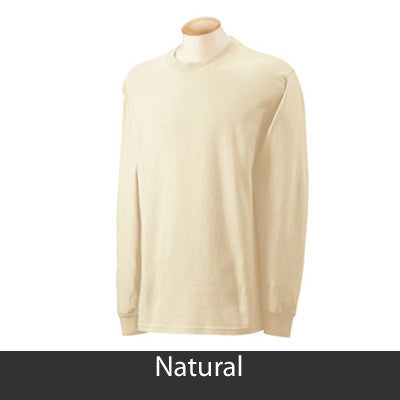 Sigma Delta Tau Longsleeve T-Shirt with Twill - Gildan 2400 - TWILL