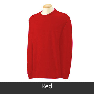 Kappa Alpha Theta Longsleeve T-Shirt with Twill - Gildan 2400 - TWILL