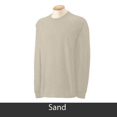 Omega Phi Alpha Longsleeve T-Shirt with Twill - Gildan 2400 - TWILL